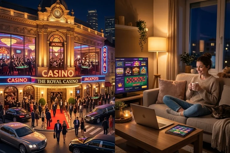 Online Casinos vs Land-Based Casinos: Convenience or Atmosphere?